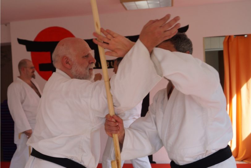 Shiruba Jiu Jitsu - Verteidigung mit dem Spazierstock.
