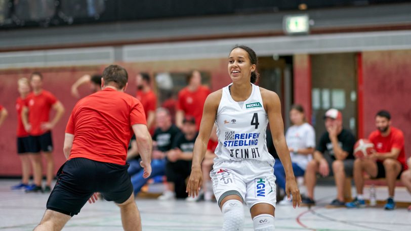HTC Basketballerinnen spielen gegen die HEV Miners ein lockeres Basketballspiel am Mittwoch (8.9.2021). Die Basketballerinnen gewannen 39:33.