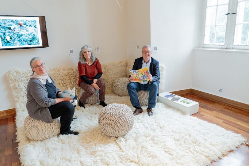 im Bild v.l. Elke Hartkopf, Dr. Gabi Langen, Dr. Oliver DoetzerBerweger.