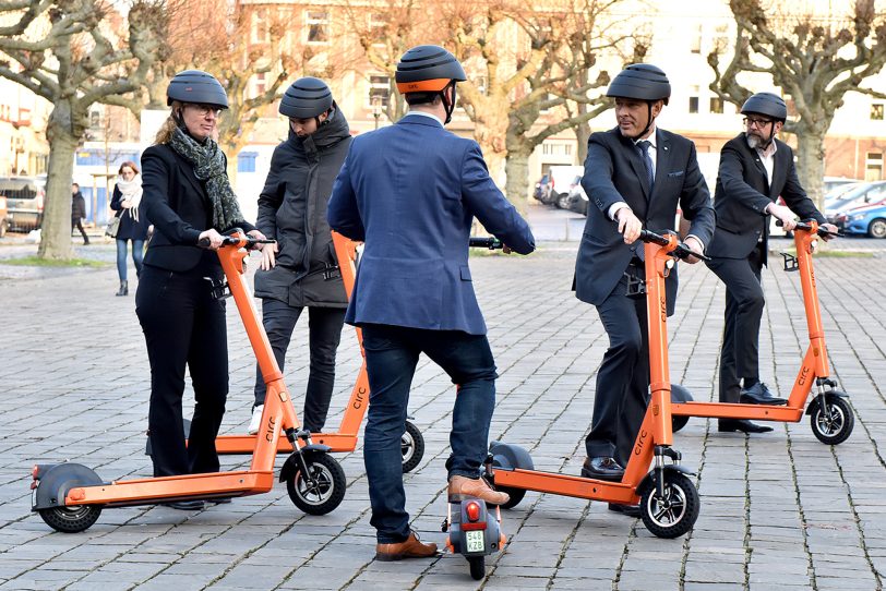 Ein halbes Jahr E-Tretroller in Herne - erste Ergebnisse wurden in einer PK vorgestellt. Dezember 2020