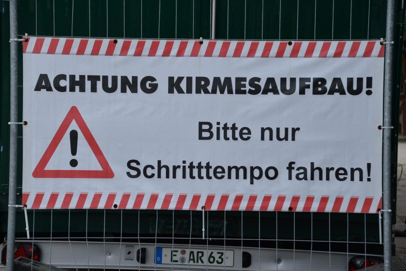 Juli: Aufbau - Jetzt dauert es nicht mehr lang