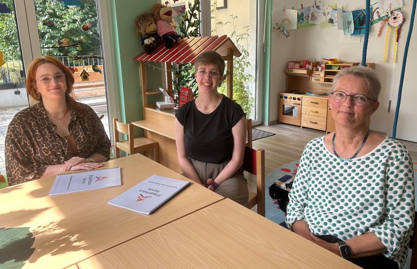 Liegt das Wohl der Kinder am Herzen (v.l.): Carolin Fuhrmann, Ronja Dietrich und Brigitte Benthaus.