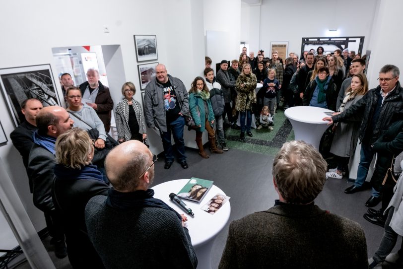 Eröffnung der Ausstellung „AUS SICHT“ von Studierenden der FH Dortmund. Ort: Heimatmuseum Unsr-Fritz.