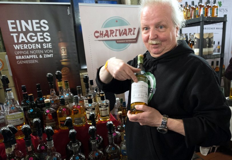 Auf der Messe Whisky'n'more in Bochum.