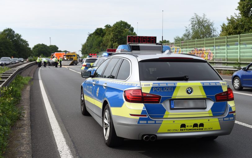 Polizei im Einsatz. (Symbolbild)