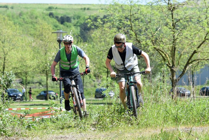 Kopf an Kopf beim Zechensprint