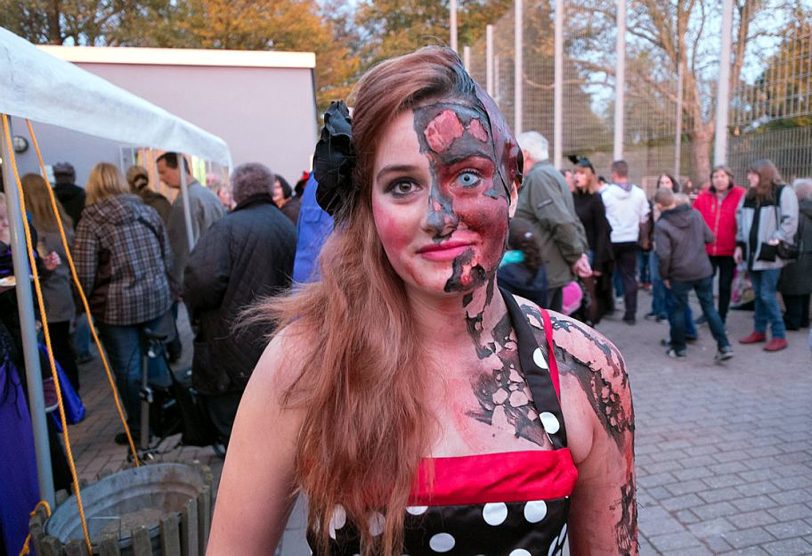 Halloween-Party im Wanner Stadtgarten.