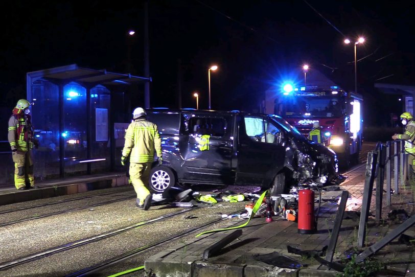 Die Feuerwehr war vor Ort.