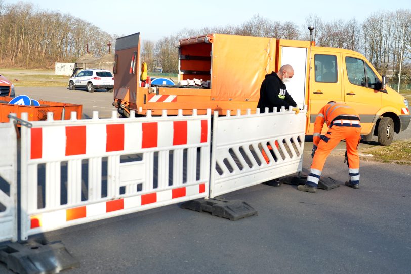 Das Testzentrum auf dem Cranger Kirmes Platz bekommt eine neue Verkehrsführung.