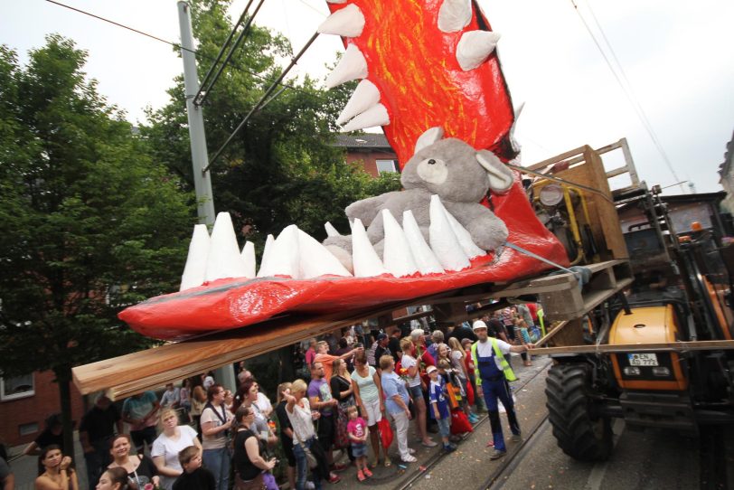 Der Kirmesumzug 2015.