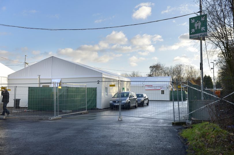 Januar: Asylbewerberunterkunft Dorstener Straße
