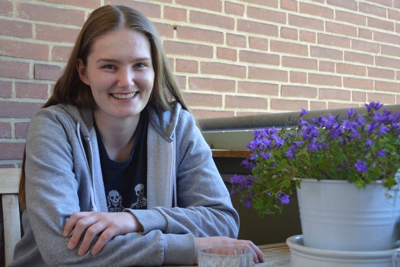 Lena Maschmeier macht ein FSJ in der LWL-Kinder- und Jugendpsychiatrie in Marl-Sinsen.