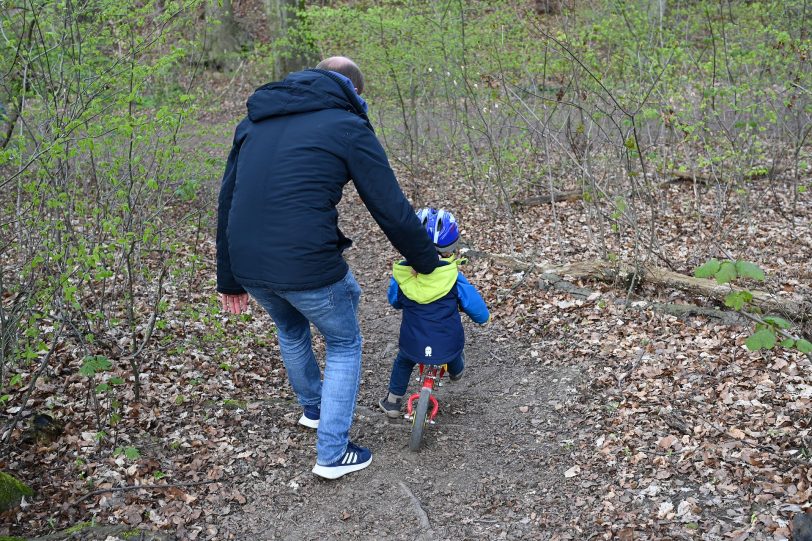 Auch Familien nutzen die Trails.