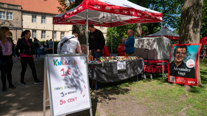 Das traditionelle SPD-Familienfest im Herner Schlosspark fand am Sonntag (8.5.2022) nach zweijähriger Pause wieder statt.