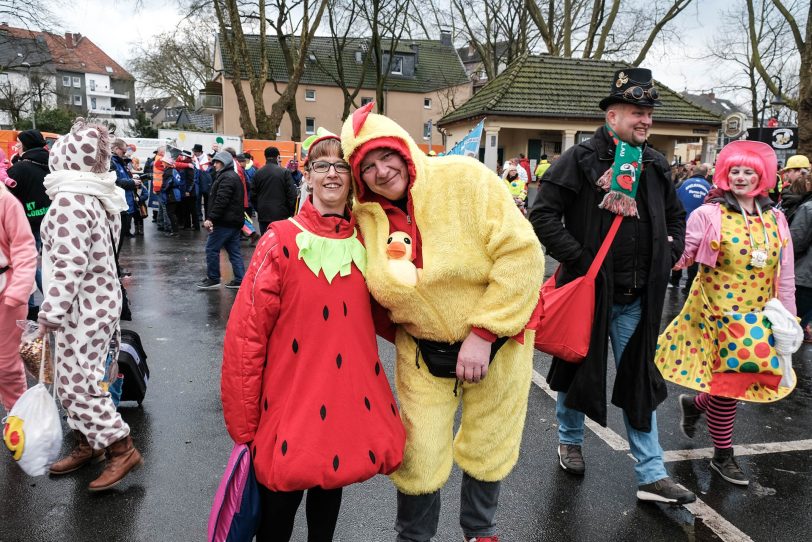 Impressionen vom Rosenmontagszug in Herne 2018.