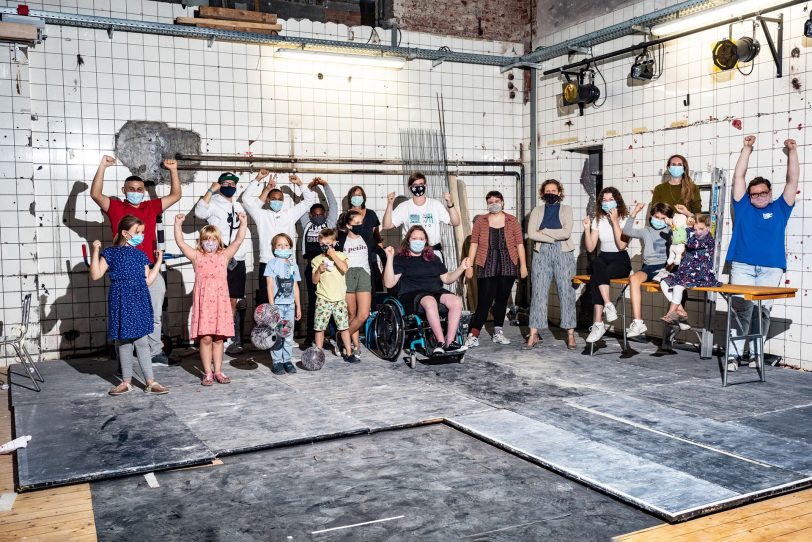 Voller Vorfreude: das Theaterrevier-Team.