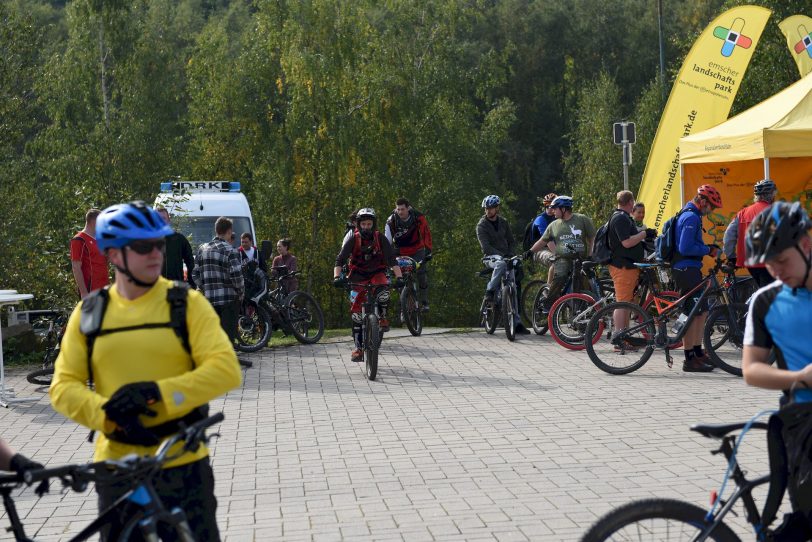 Eröffnung der Mountainbike-Strecken auf den Halden Hoheward und Hoppenbruch.