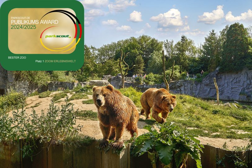 Zoom Erlebniswelt: Zum siebten Mal in Folge 2024/2025 erster Platz beim Parkscout Publikums Award.