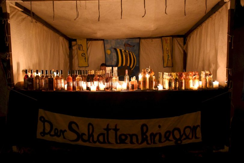 Der 10. Mittelaltermarkt am Abend