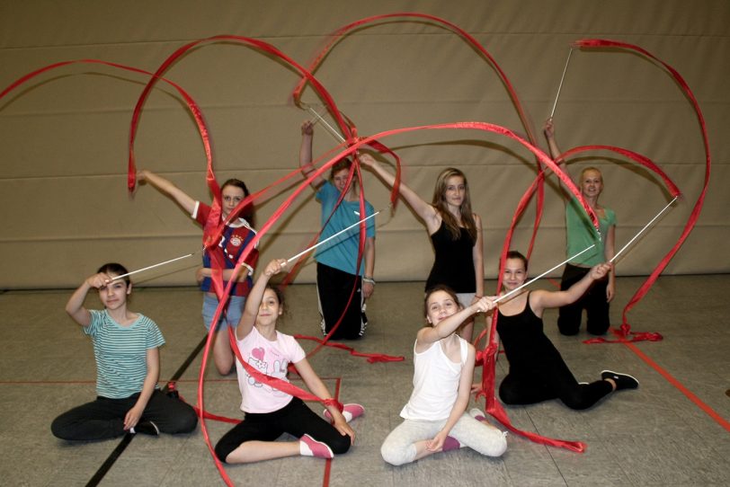 Workshop zum Thema rhythmische Sportgemnastik