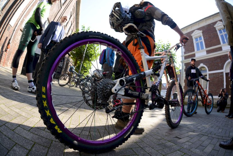 Vorstellung der neuen MTB-Strecken auf den Halden Hoppenbruch und Hoheward.