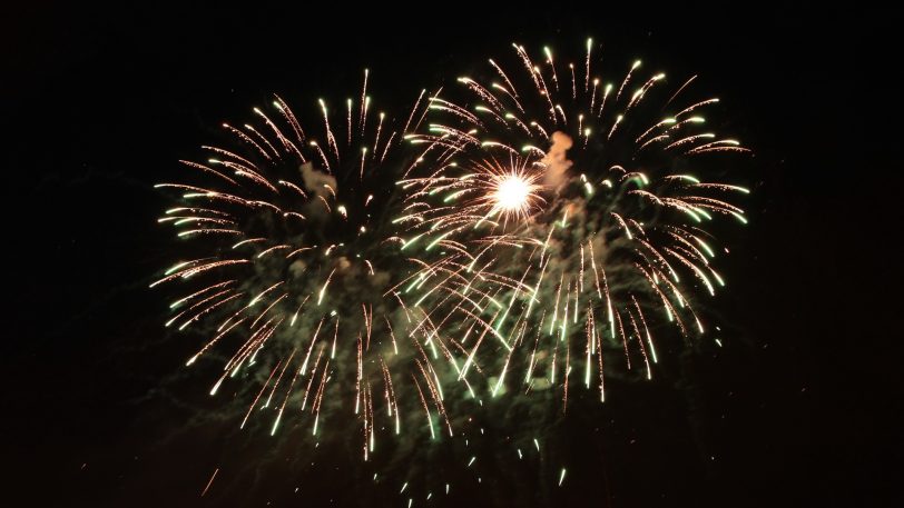 Eröffnungsfeuerwerk zur 579. Cranger Kirmes.