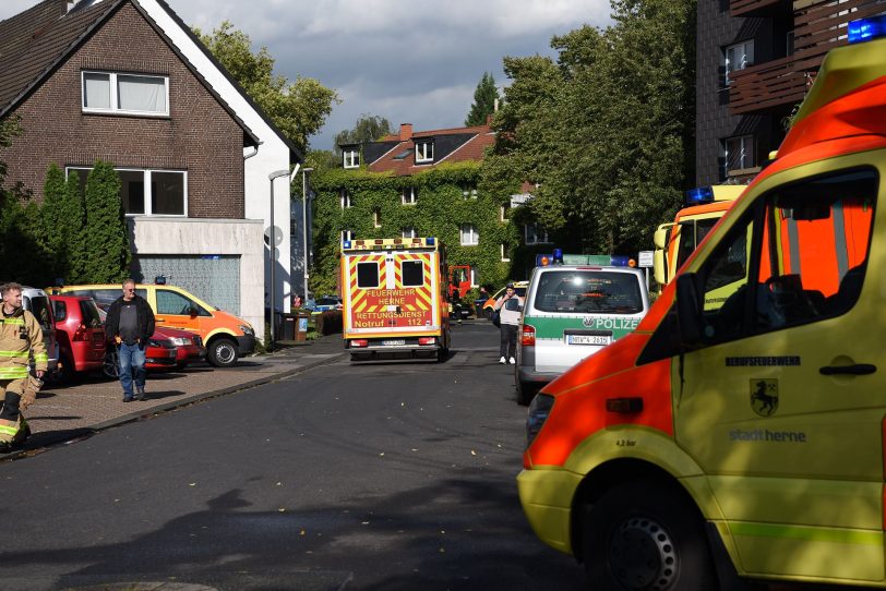 Explosion eines Kleintransporters an der GFS Brockenhaus 1