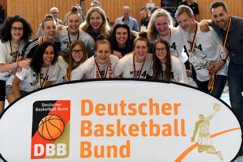 Die HTC U18 WNBL Spielerinnen beim TOP 4 Turnier in München.