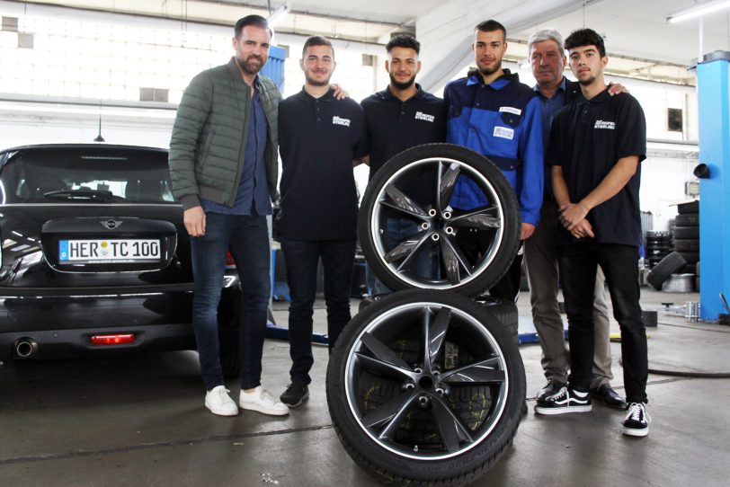v.l. Christoph Metzelder, Omar Demir, Leandro Da Silva, Florian Trachternach, Christian Stiebling, Mert Altay.