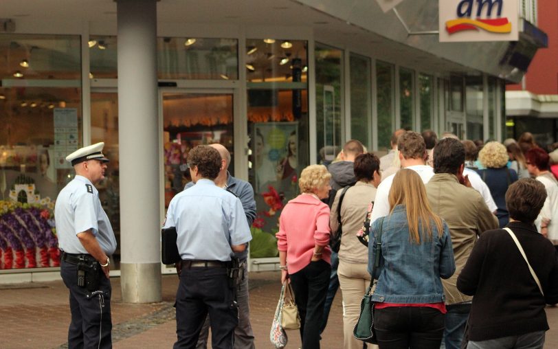 Warten auf die Crangepässe