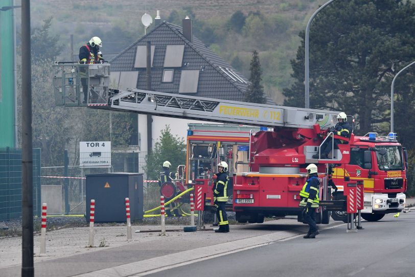 Brand in einer Lagerhalle der AGR-Tochter AGR-DAR