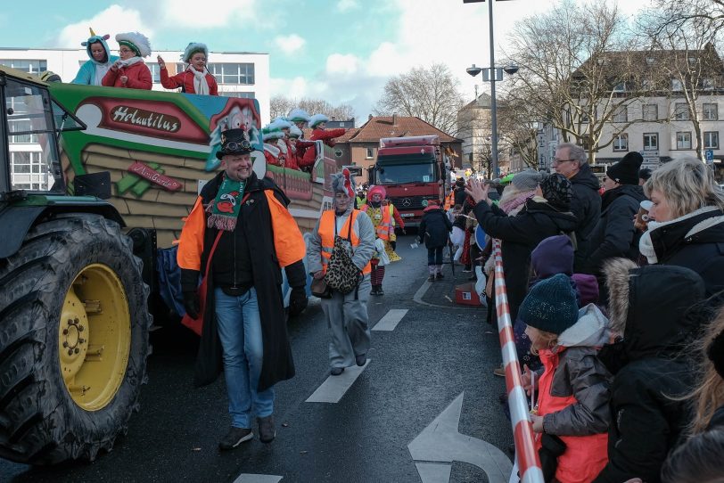 Impressionen vom Rosenmontagszug in Herne 2018.