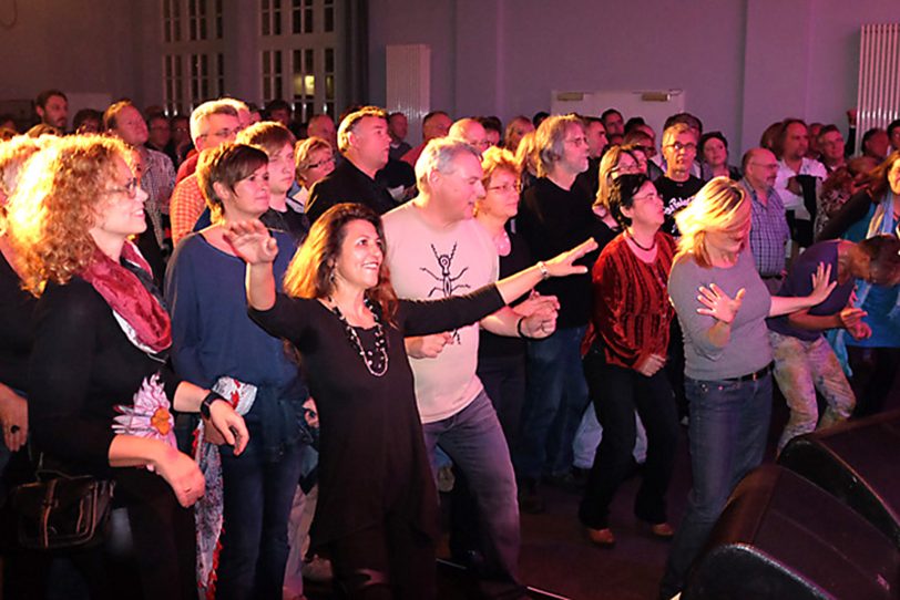 Brian Auger and Alex Ligertwood spielten im Oktober 2013 in der Kulturbrauerei Hülsmann.