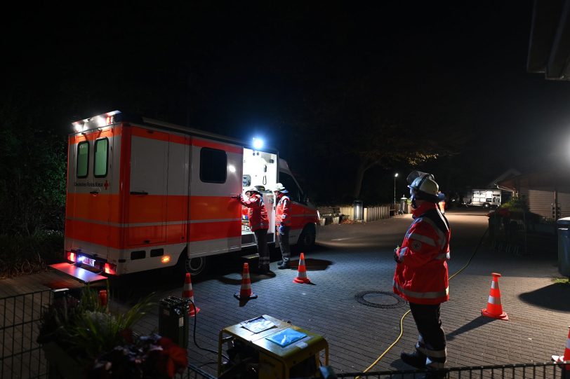 DRK-Übung am Bahnhof Gysenberg