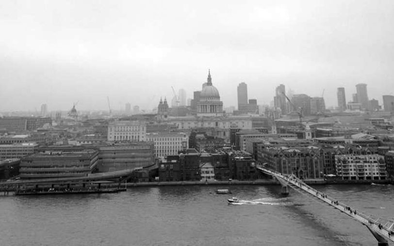 London im Nebel.