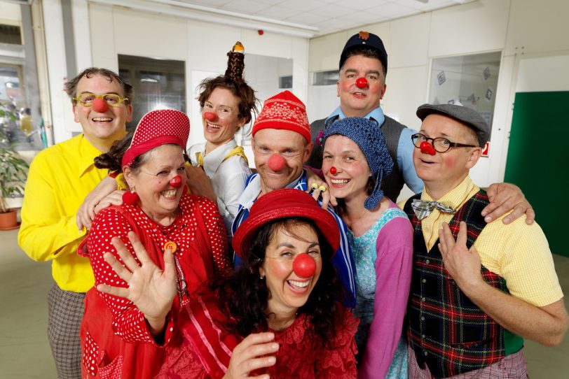 Clowns der Stiftung Humor hilft heilen.