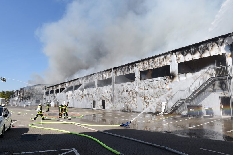 Einsatz der Feuerwehr an der Kinderwelt