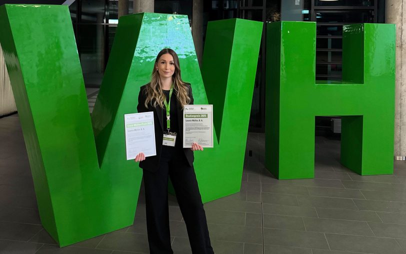 Leonie Müller von den Stadtwerken Herne wurde für ihre Bachelorarbeit an der Westfälischen Hochschule in Gelsenkirchen mit zwei Preisen geehrt.