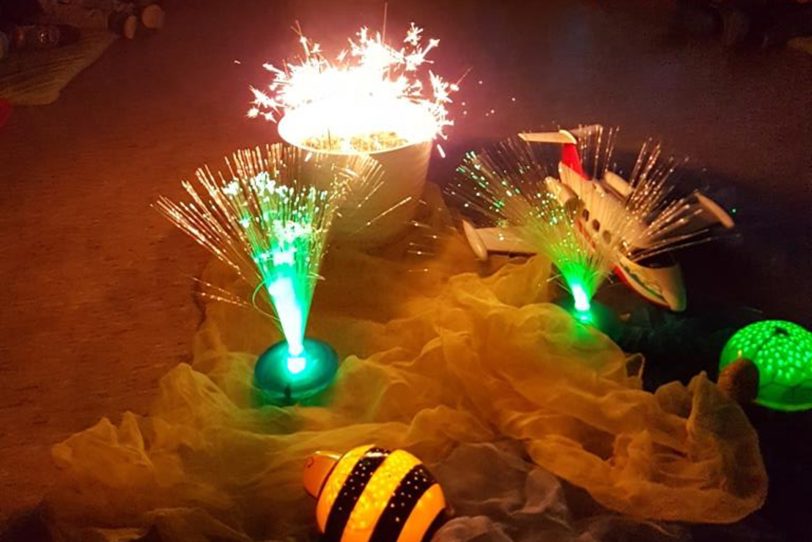 Weltraum-Nacht im Ev. Familienzentrum.
