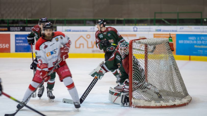 HEV gegen Hannover Scorpions am 5.4.2021.