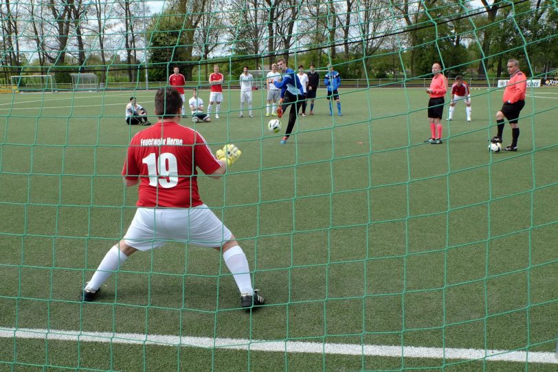 Wie hier im Jahr 2017 veranstaltet die SPD wieder ein Fußballturnier, dieses mal am Samstag, 3. Juni 2023, auf dem Nebenplatz im Sportpark Eickel.