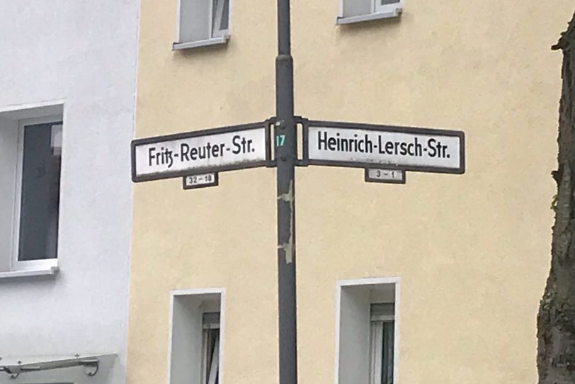 Die Ecke Heinrich-Lersch-Straße/Fritz-Reuter-Straße in Röhlinghausen - für die erstgenannte schlägt Horst Schröder eine Umbenennung vor.