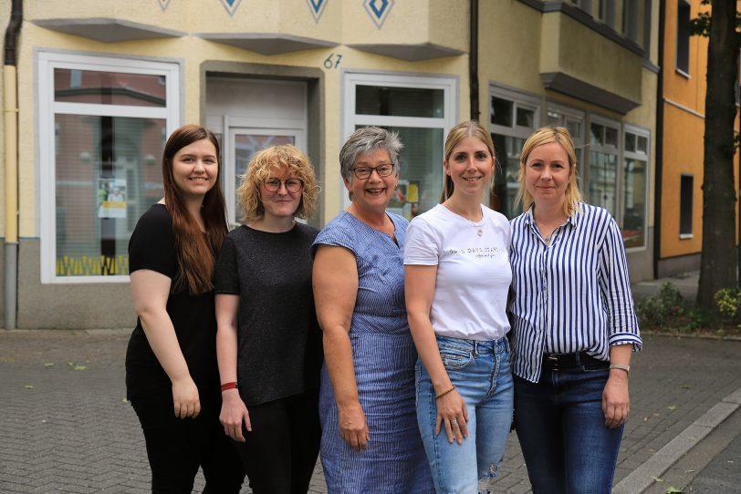 v.l. Jennifer Wöhning, Sarah Schreibing, Nathalie Pyka, Dorothee Blome, Roxana Kroll.