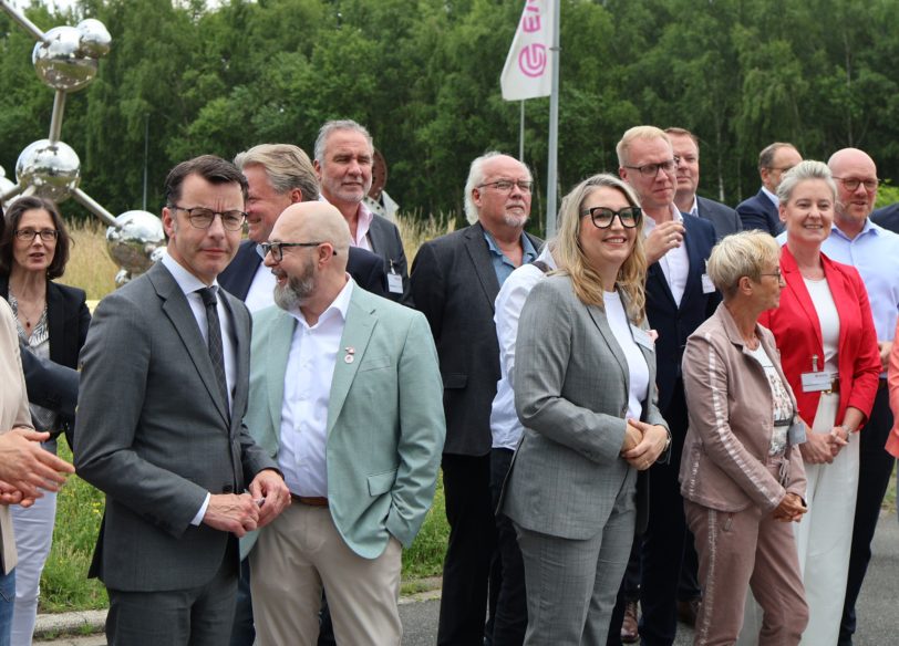 Nachhaltige Industrie im Ruhrgebiet fördern: SPD-Funktionären besuchten am Montag (16.6.2025) den Herner Standort von Evonik.