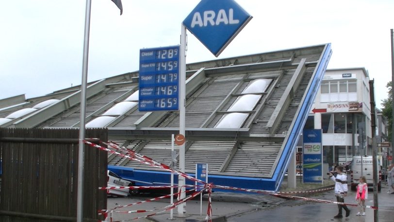 Unwetter-Schäden in Wuppertal.