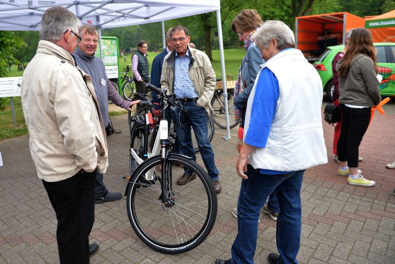 31. Umwelttag im Gysenberg - Fahrradhändler Frank Korte.