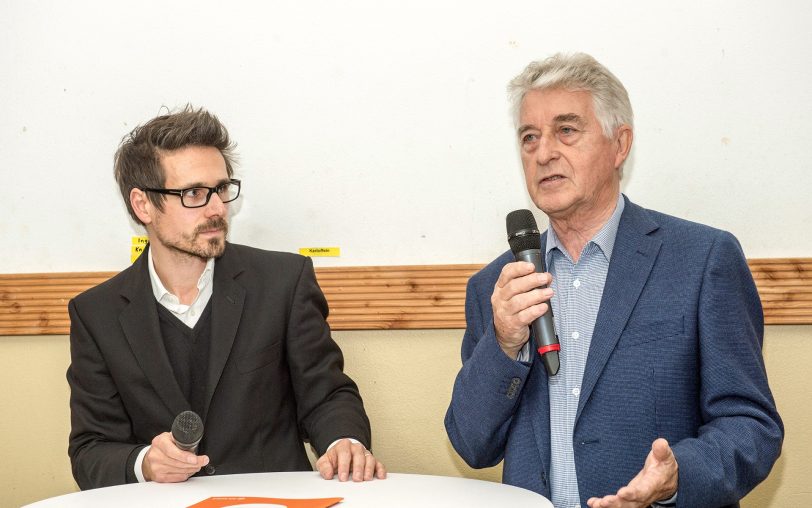 Wolfgang Becker bei der 10 Jahres-Feier der Herner Tafel.