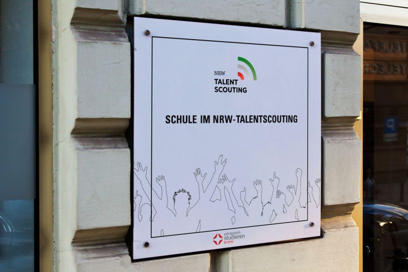 Plakette des NRW-Talentscouting.