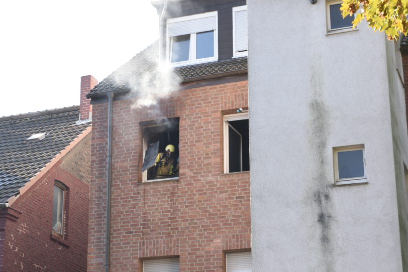 Küchenbrand an der Westfalenstraße.
