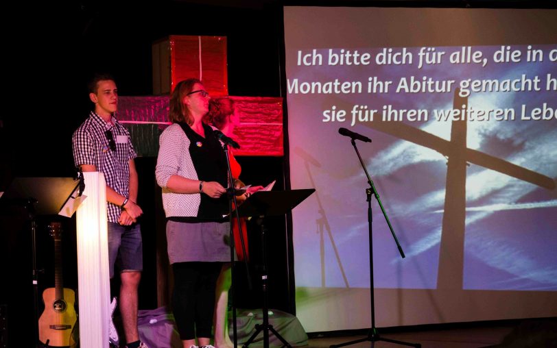 beim Ökumenischen Jugendgottesdienst.